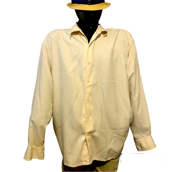 Tommy Bahama solid cream textured Long Sleeve Size XXL silk wool blend - Picture 1 of 4